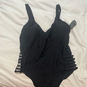 Target Black Swimsuit with Strap Details